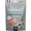 Marly & Dan Salmon Treats For Cats With Brewers Yeast & Coconut, Hairball Prevention Recipe, 3-oz Bag