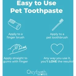 Oxyfresh Premium Vet Formulated Plaque & Tartar Dog & Cat Toothpaste With BPA-Free Silicone Brush, 4-oz Bottle -Pawfect Care 916854 PT7. AC SS1800 V1701882864