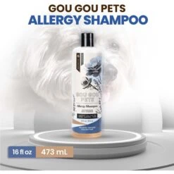 Gou Gou Pets Holistic Natural Derived Allergy Dog & Cat Shampoo, 16-oz Bottle -Pawfect Care 917894 PT2. AC SS1800 V1694205334