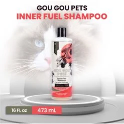 Gou Gou Pets Inner Fuel & Energy Boosting Dog & Cat Shampoo, 16-oz Bottle -Pawfect Care 917958 PT2. AC SS1800 V1694205395