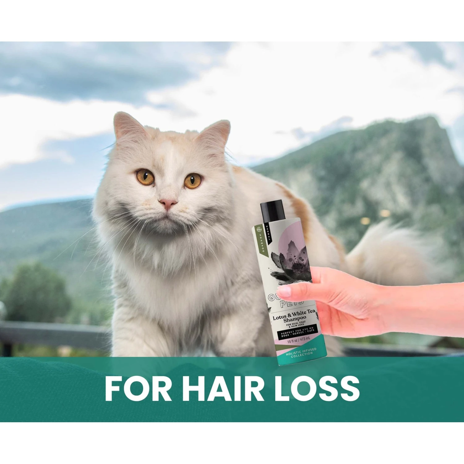 Gou Gou Pets Lotus & White Tea Dog Shampoo, 16-oz Bottle 9 Gou Gou Pets Lotus & White Tea Dog Shampoo, 16-oz Bottle - Image 7