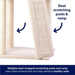 Frisco 52-in Faux Fur Cat Tree & Condo -Pawfect Care 92261 PT4. AC SS1800 V1667227608