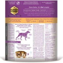 Yummy Combs Chicken Flossing Dental Dog Treats, Medium, 30 Count -Pawfect Care 922694 PT1. AC SS1800 V1692624689