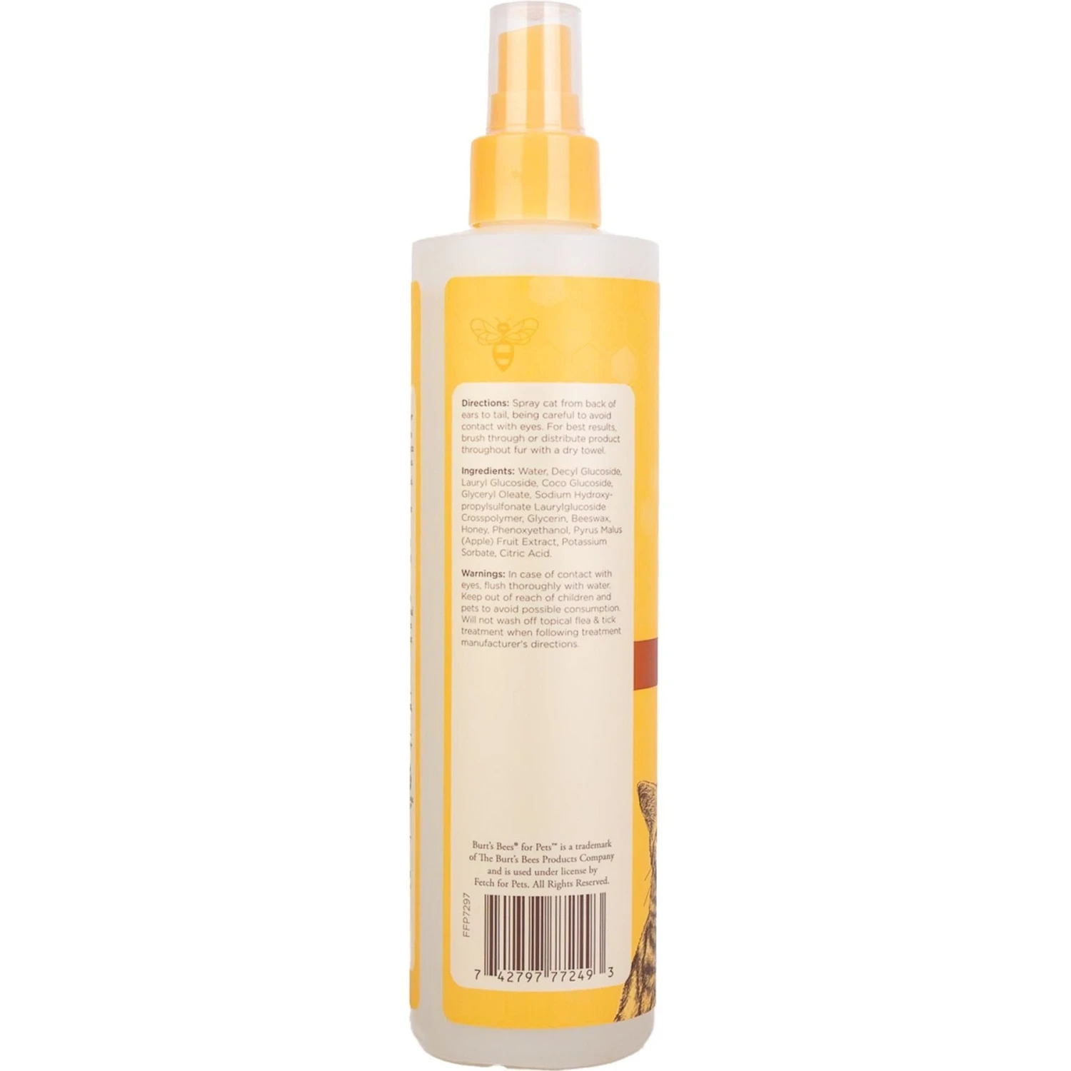 Burt's Bees Waterless Shampoo For Cats 5 Burt's Bees Waterless Shampoo For Cats - Image 3