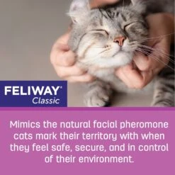 Feliway Classic Calming Diffuser Refill For Cats, 30 Day -Pawfect Care 94181 PT5. AC SS1800 V1685735627