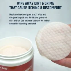 Vetericyn Plus Antimicrobial Feline Facial Therapy For Cat Acne, Eye & Ear Problems & Mouth Sores & Pet MD Chlorhexidine Antiseptic Wipes For Dogs & Cats -Pawfect Care 947566 PT7. AC SS1800 V1693921542