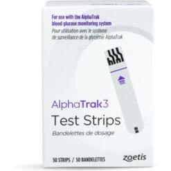 AlphaTRAK 3 Dog, Cat & Horse Test Strips, 50 Count