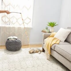 Frisco Fabric Teaser Wand Cat Toy & Frisco Bird With Feathers Teaser Wand Cat Toy With Catnip -Pawfect Care 962094 PT4. AC SS1800 V1694782977