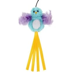 Frisco Fabric Teaser Wand Cat Toy & Frisco Bird With Feathers Teaser Wand Cat Toy With Catnip -Pawfect Care 962094 PT7. AC SS1800 V1694782976
