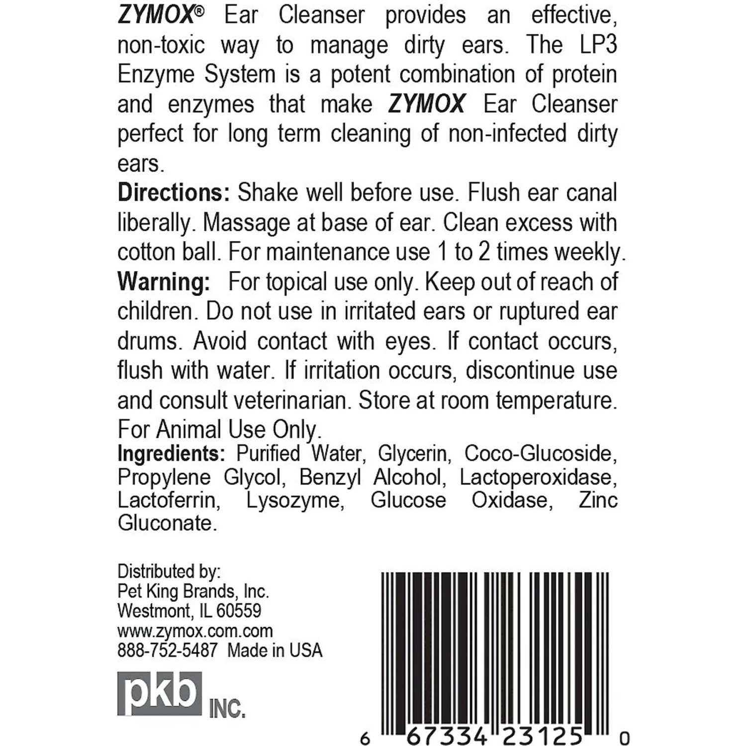 Zymox Enzymatic Ear Cleanser For Dogs & Cats 4 Zymox Enzymatic Ear Cleanser For Dogs & Cats - Image 2