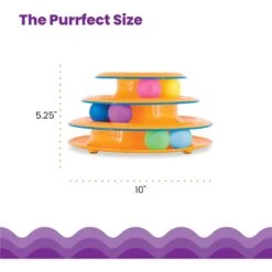 Catstages Tower Of Tracks Cat Toy, 3 Count -Pawfect Care 98978 PT4. AC SS1800 V1682521185