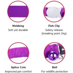 Red Dingo Horizontal Stripes Cat Collar -Pawfect Care 990118 PT2. AC SS1800 V1700599392